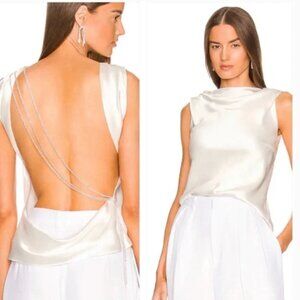 The Bar Asher Top, White, S